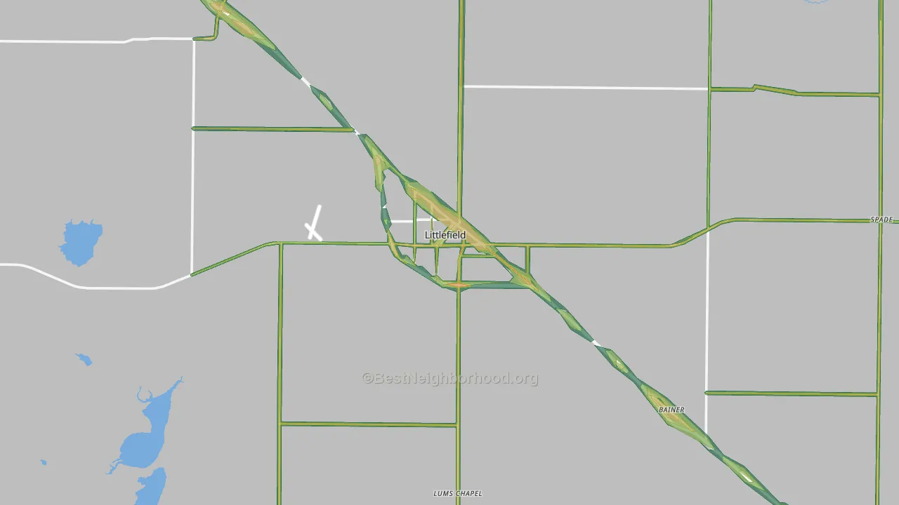 79339, TX Map of Noise Levels in 79339