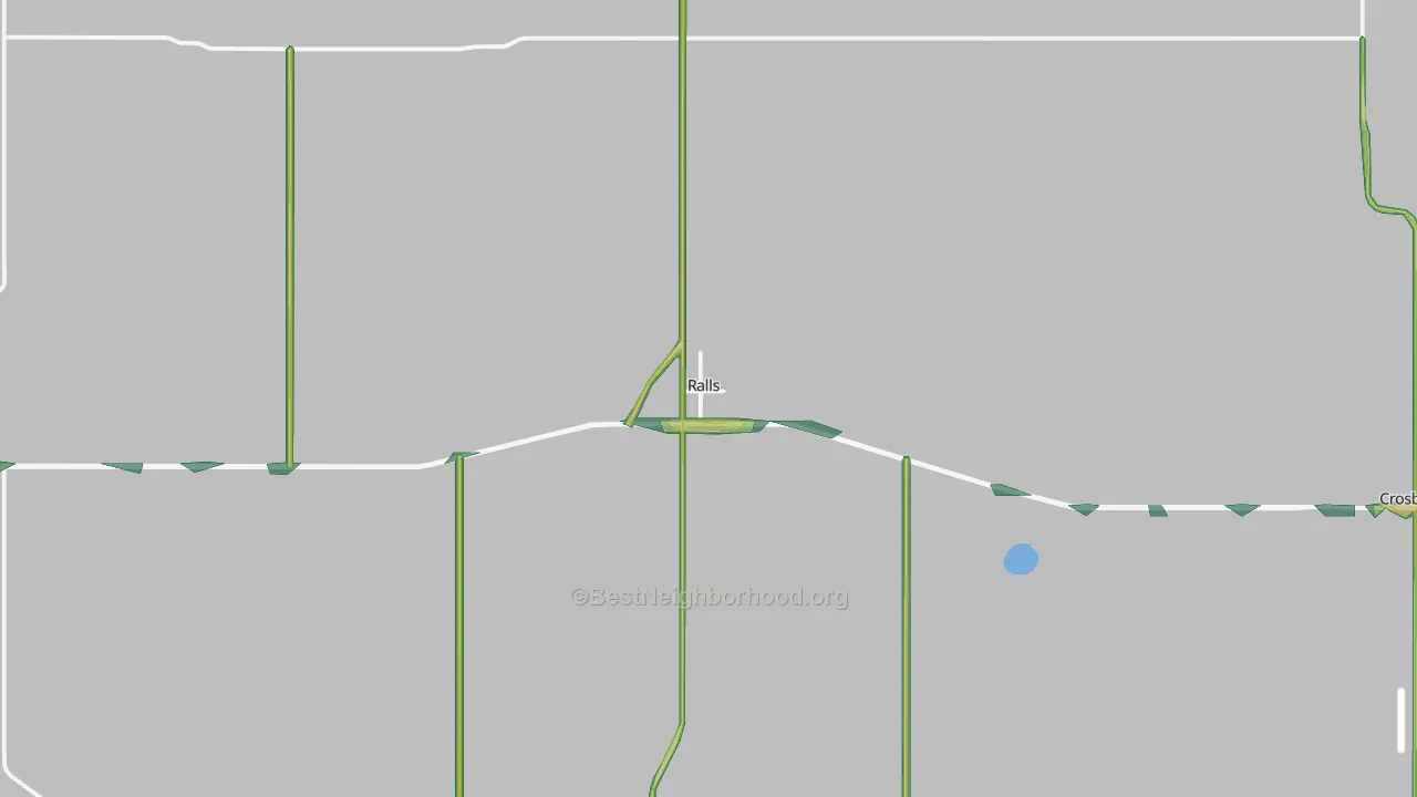 79357, TX Map of Noise Levels in 79357