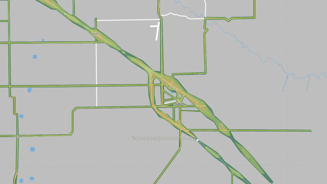 79364, TX Map of Noise Levels in 79364