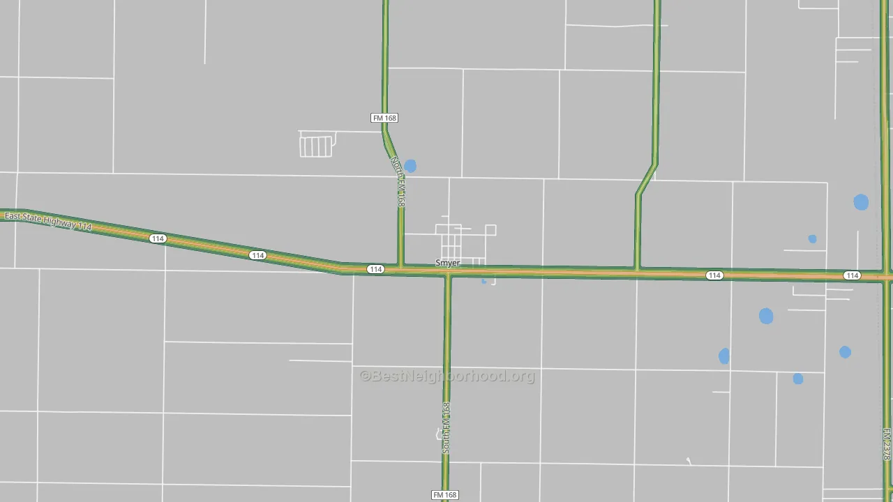 79367, TX Map of Noise Levels in 79367