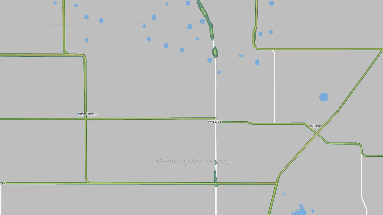 79381, TX Map of Noise Levels in 79381
