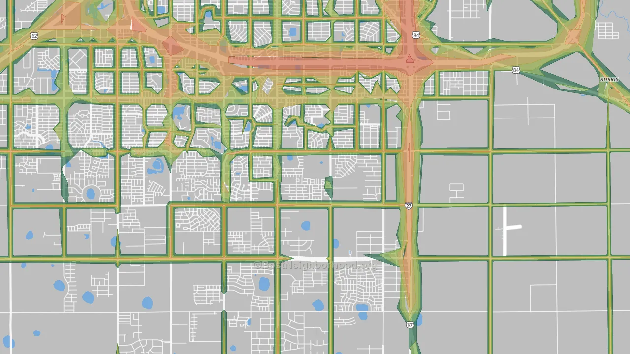79423, TX Map of Noise Levels in 79423