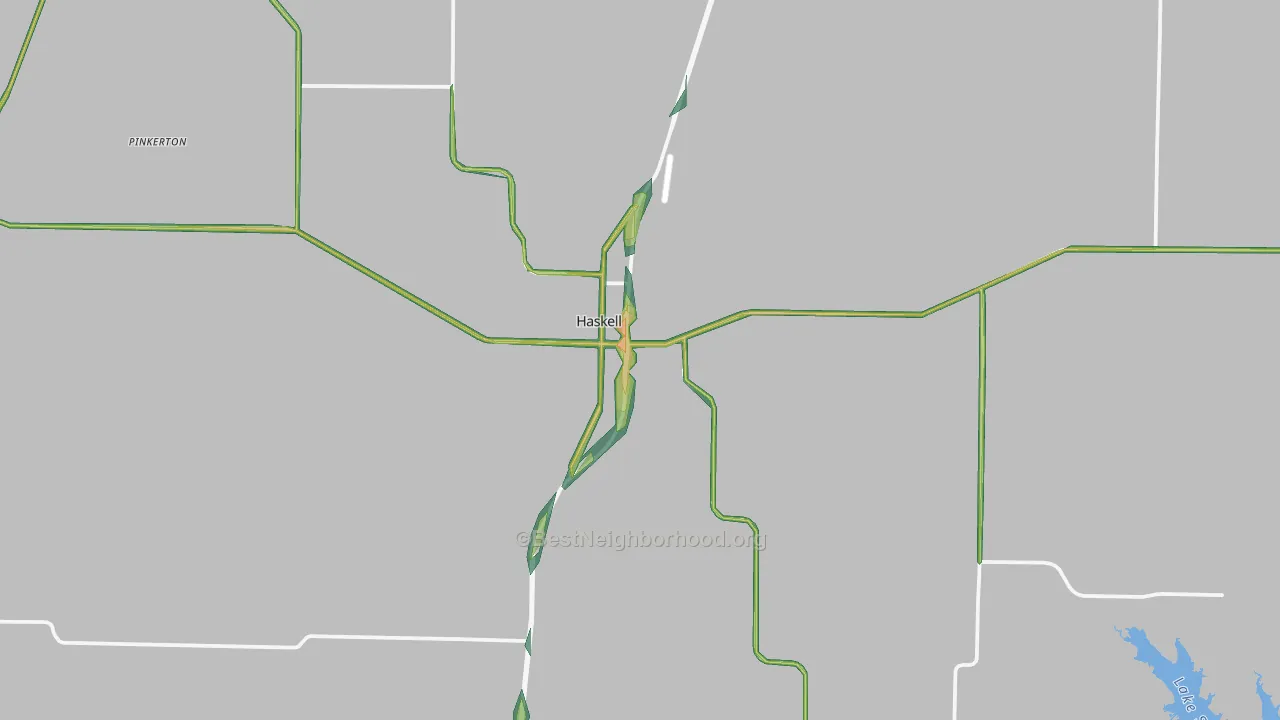 79521, TX Map of Noise Levels in 79521