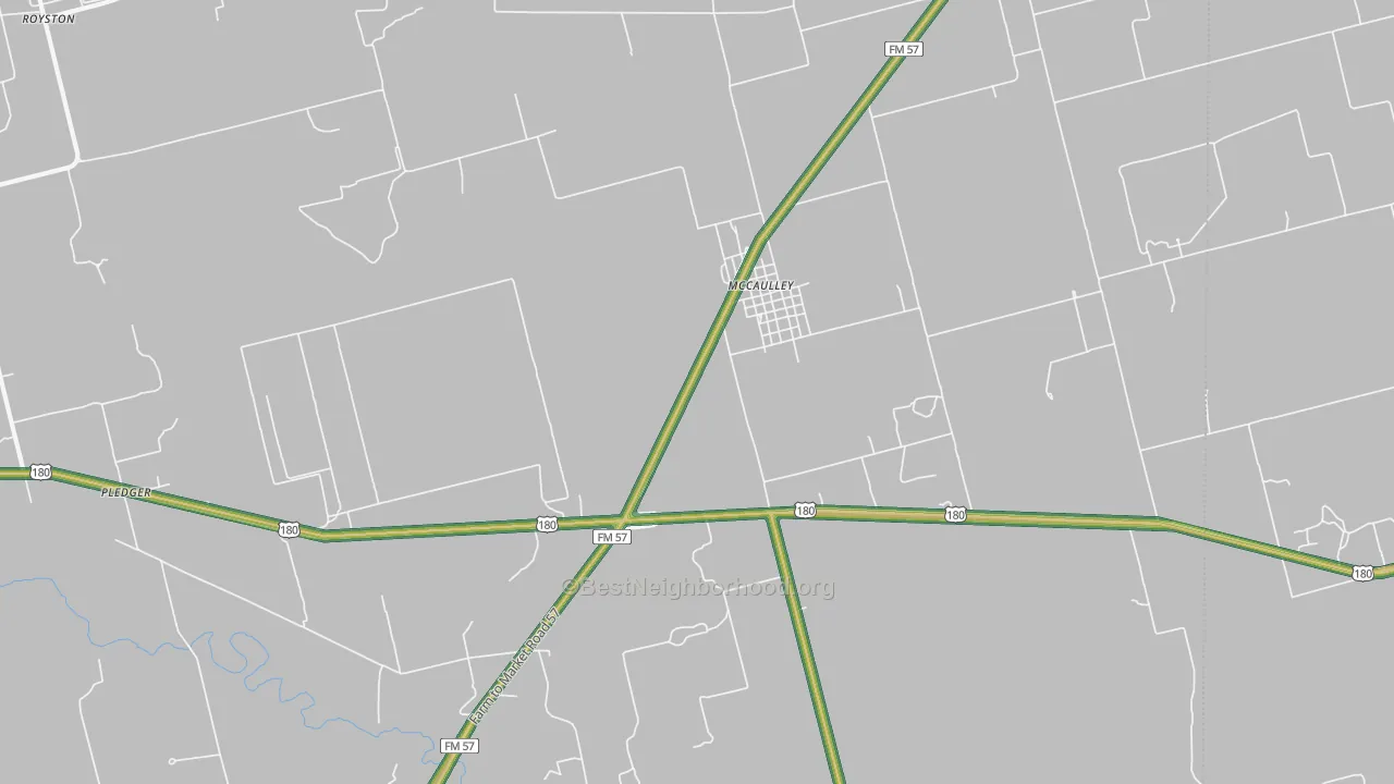 79534, TX Map of Noise Levels in 79534