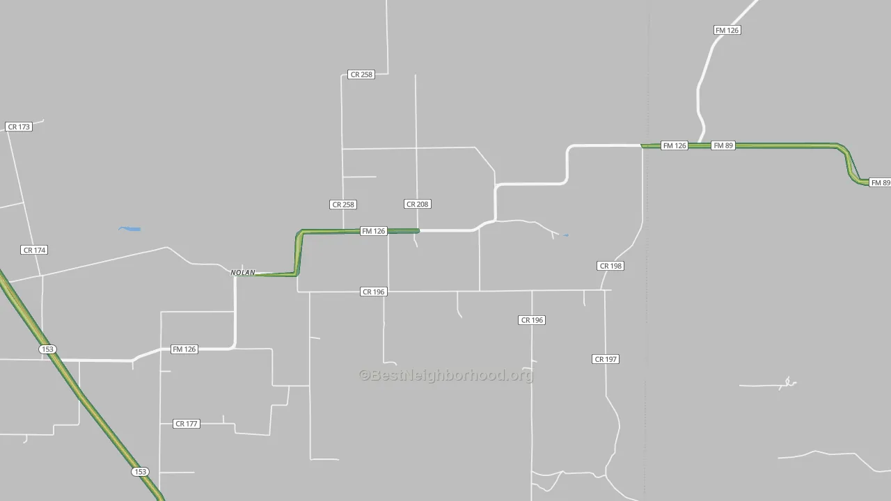 79537, TX Map of Noise Levels in 79537