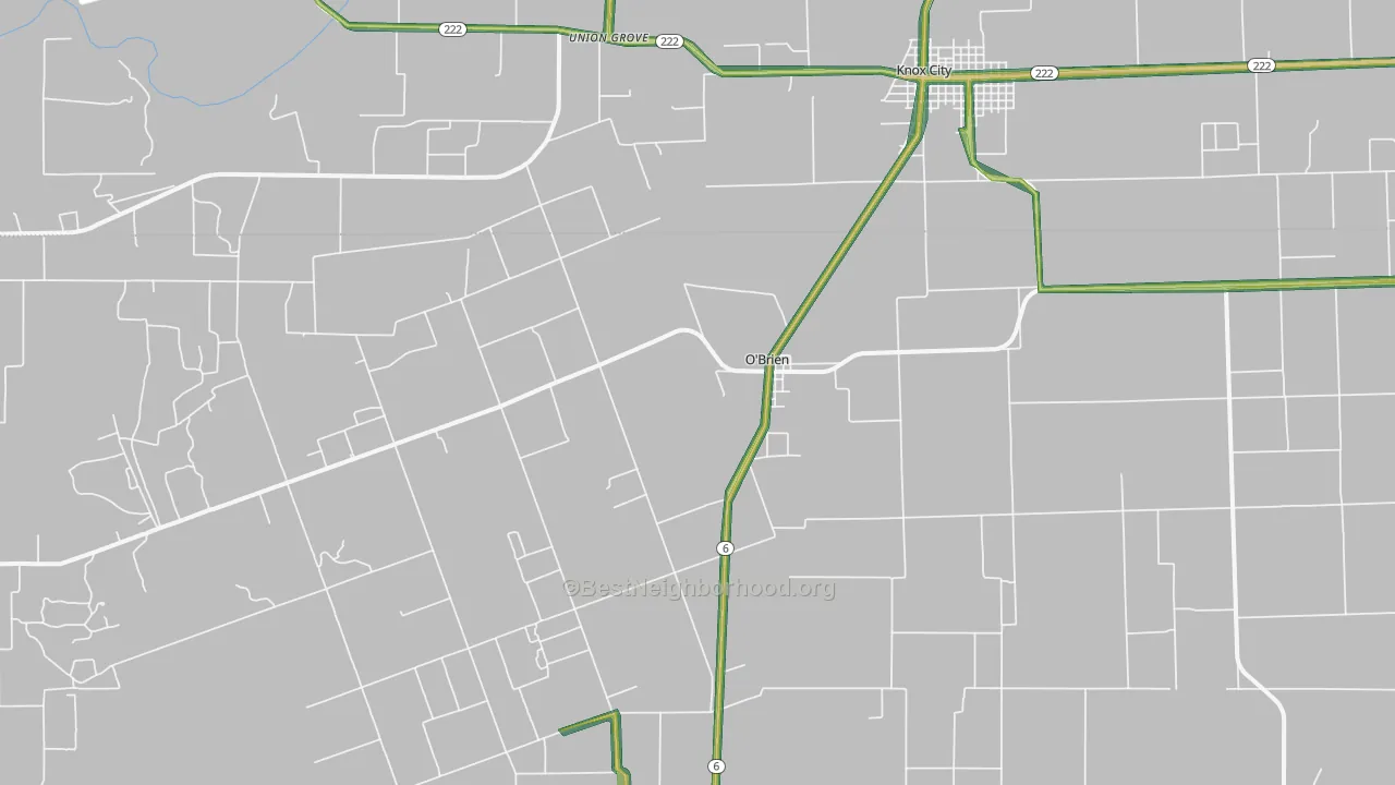 79539, TX Map of Noise Levels in 79539