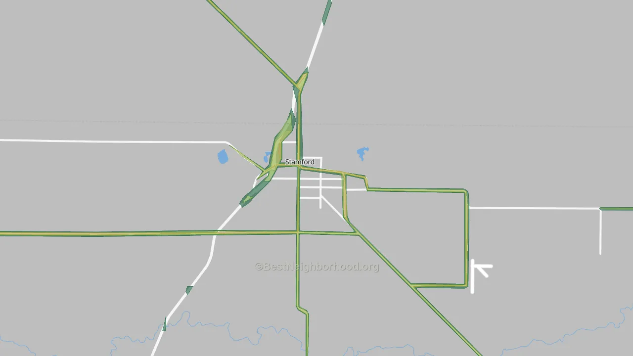 79553, TX Map of Noise Levels in 79553