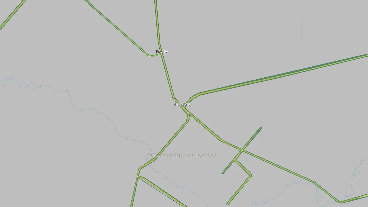 79742, TX Map of Noise Levels in 79742