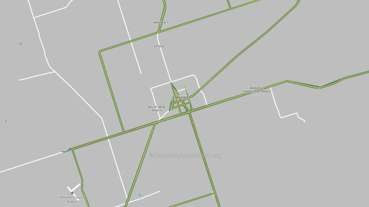 79745, TX Map of Noise Levels in 79745