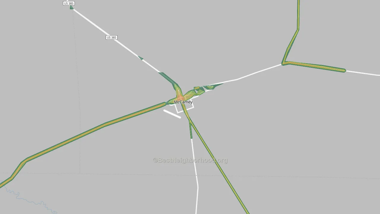 79752, TX Map of Noise Levels in 79752