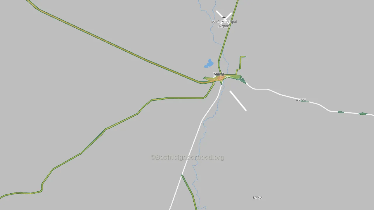79843, TX Map of Noise Levels in 79843