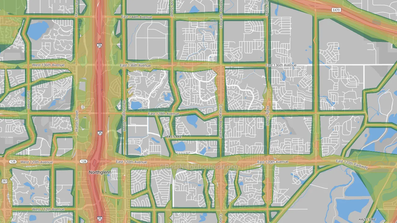 80241, CO Map of Noise Levels in 80241