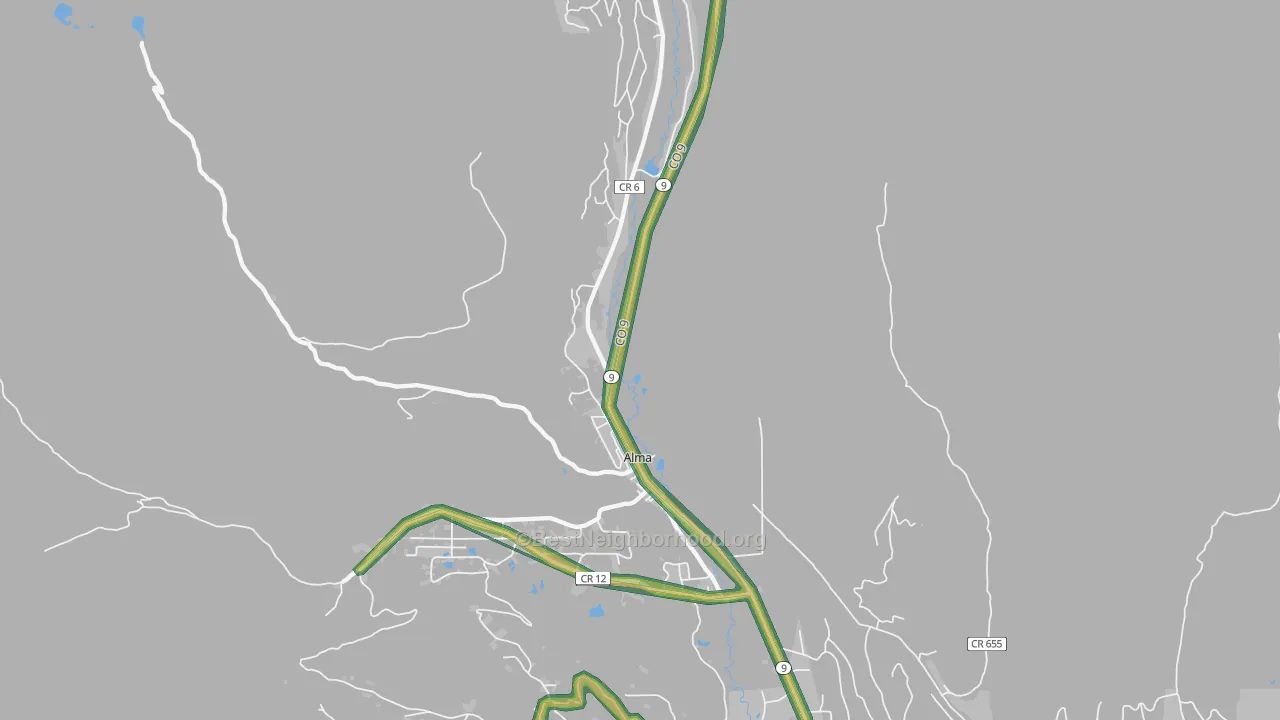 80420, CO Map of Noise Levels in 80420