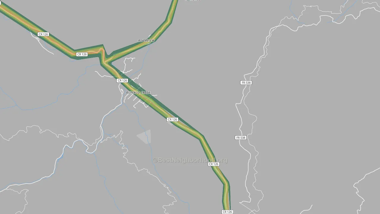 80425, CO Map of Noise Levels in 80425