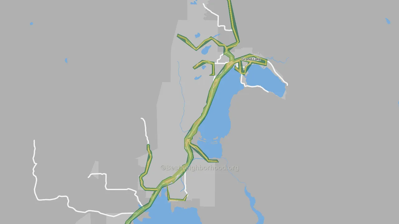 80447, CO Map of Noise Levels in 80447