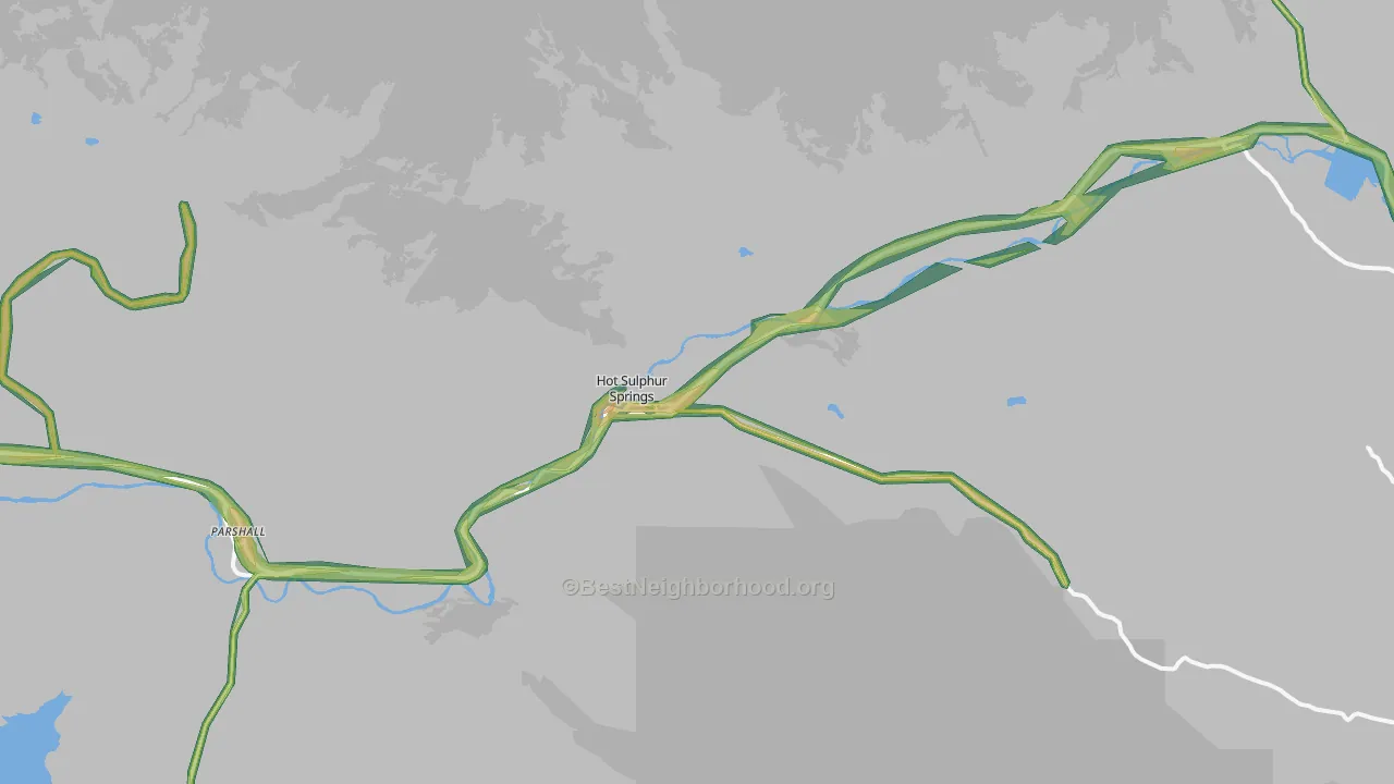 80451, CO Map of Noise Levels in 80451