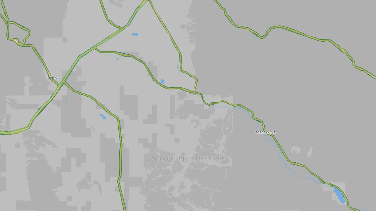 80456, CO Map of Noise Levels in 80456