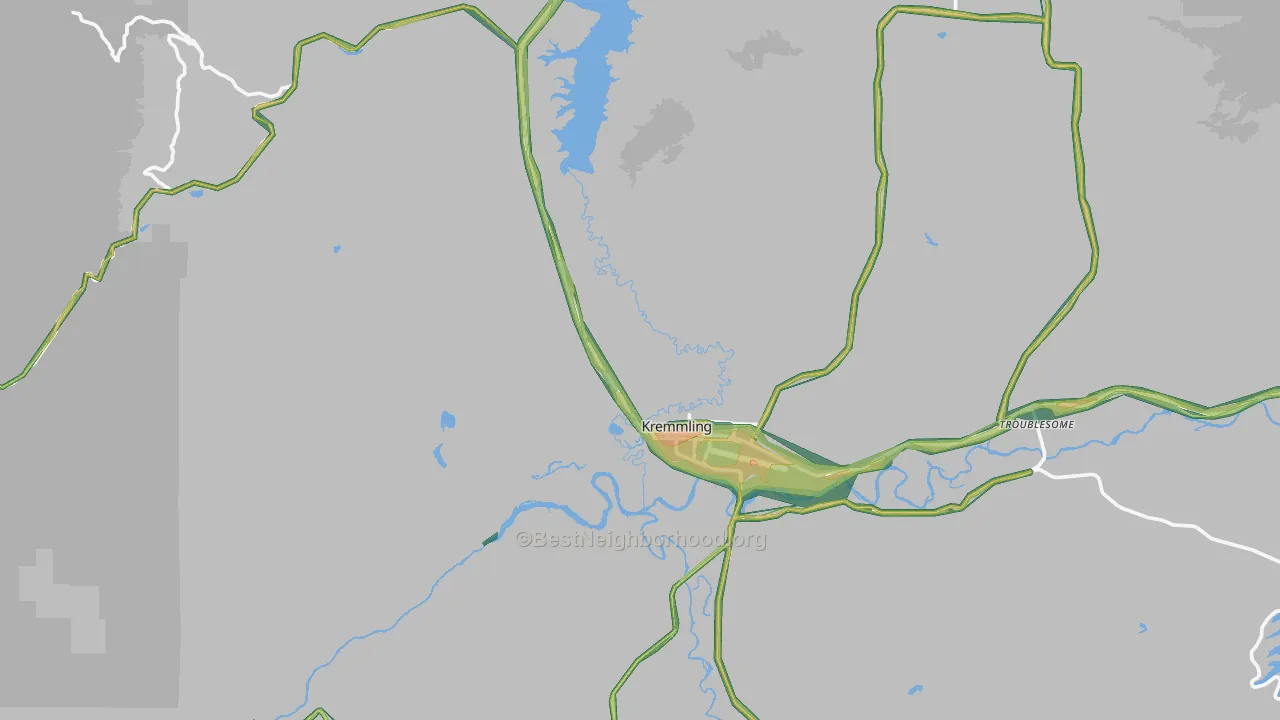 80459, CO Map of Noise Levels in 80459