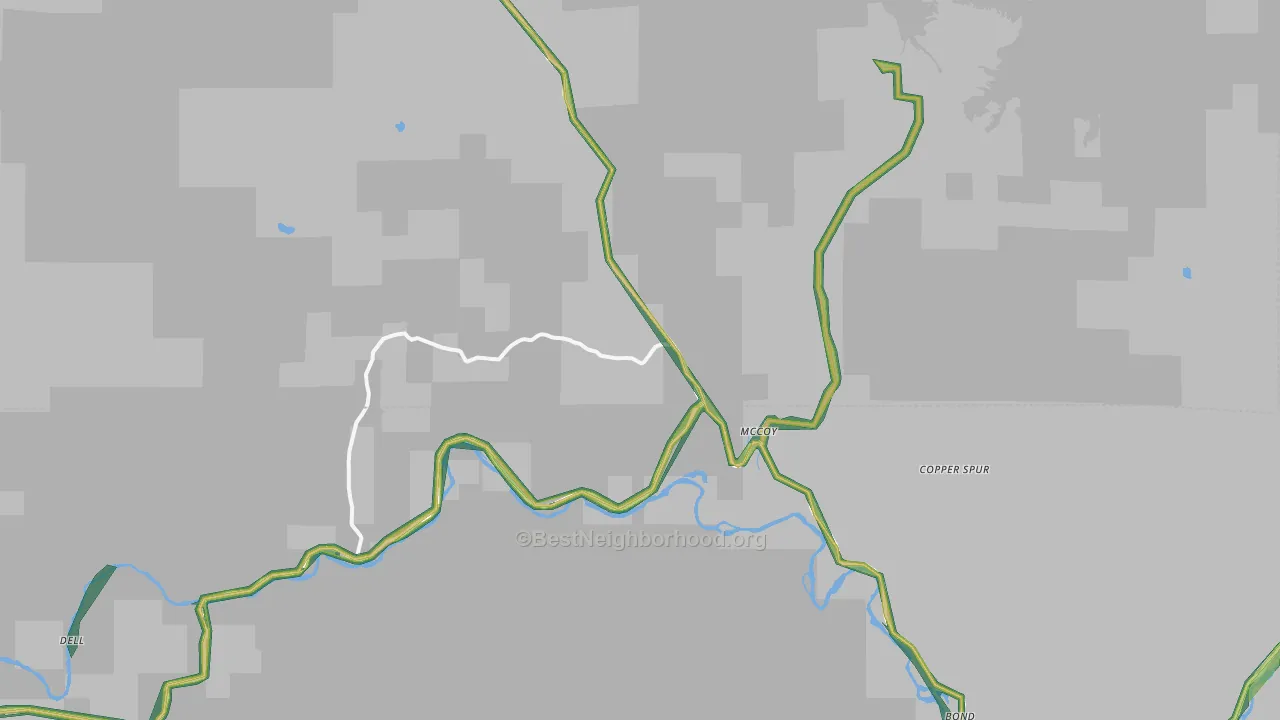 80463, CO Map of Noise Levels in 80463