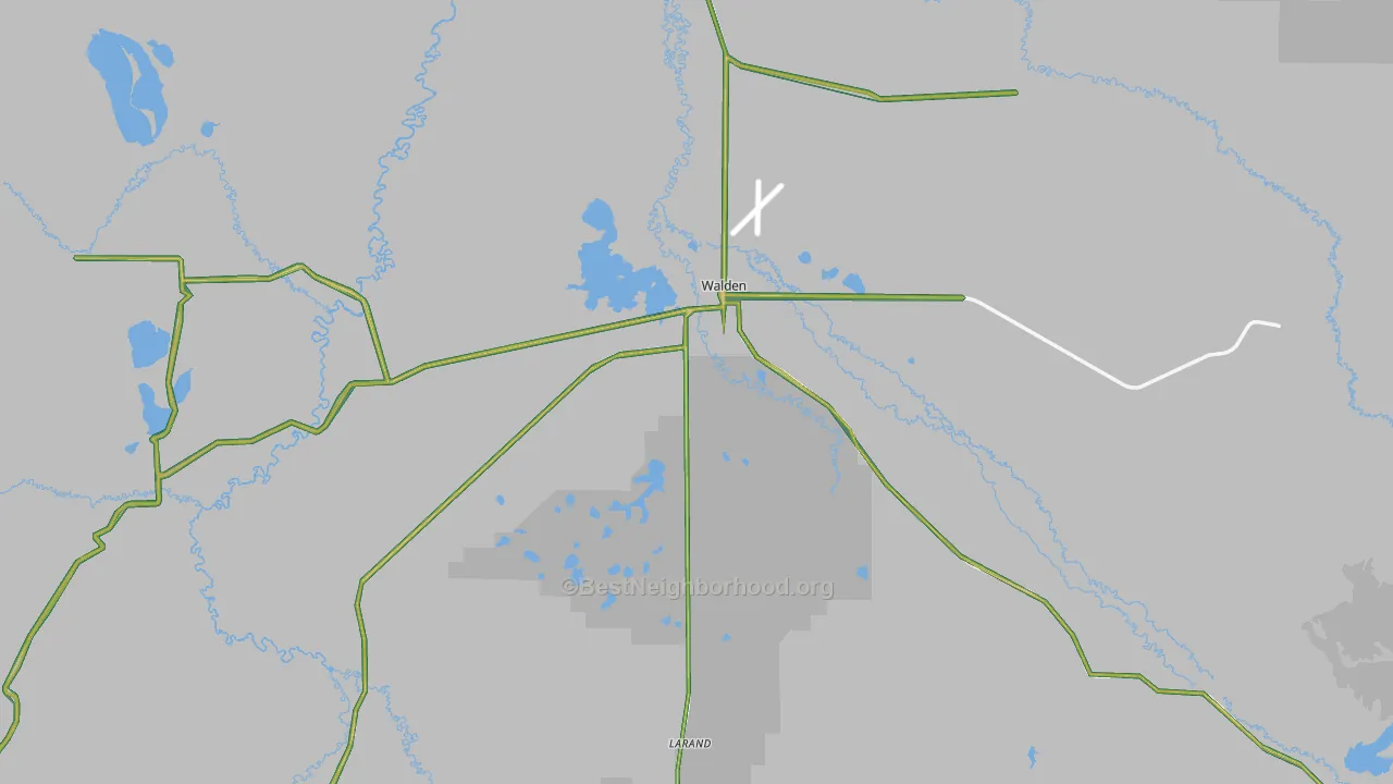 80480, CO Map of Noise Levels in 80480