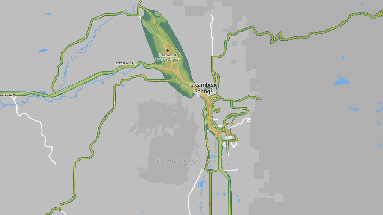 80487, CO Map of Noise Levels in 80487