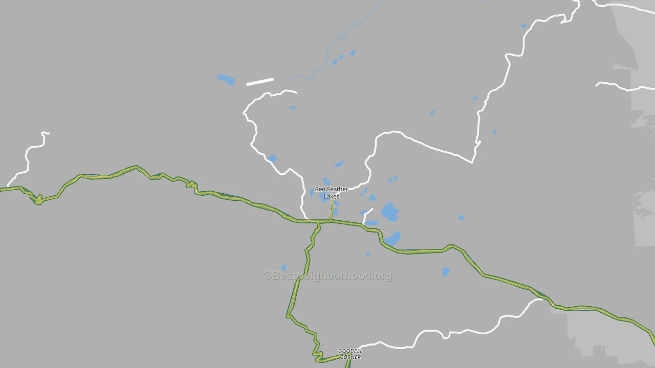 80545, CO Map of Noise Levels in 80545