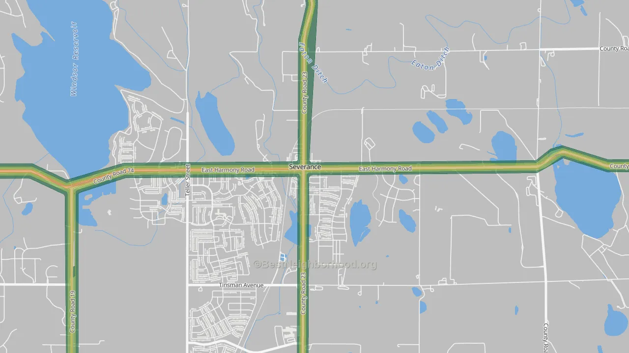 80546, CO Map of Noise Levels in 80546