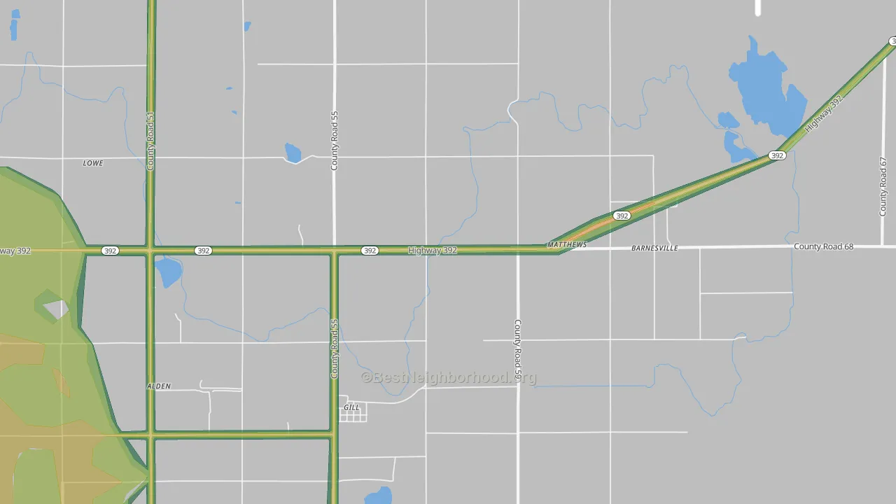 80624, CO Map of Noise Levels in 80624