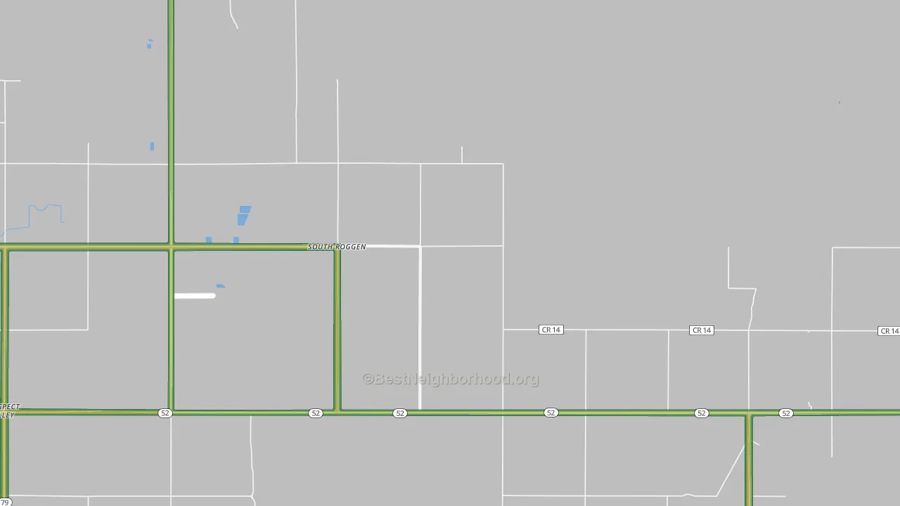 80652, CO Map of Noise Levels in 80652