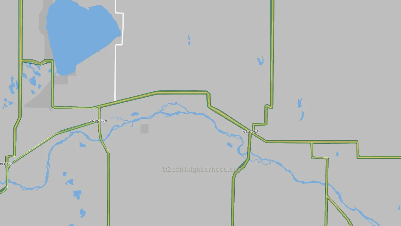 80653, CO Map of Noise Levels in 80653