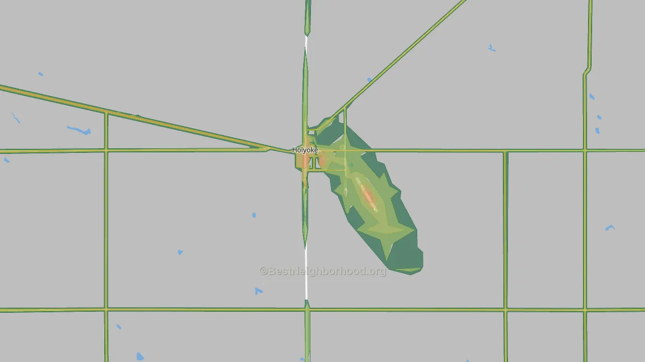 80734, CO Map of Noise Levels in 80734
