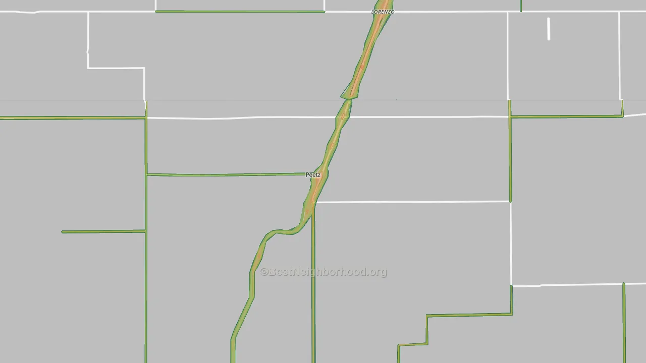 80747, CO Map of Noise Levels in 80747