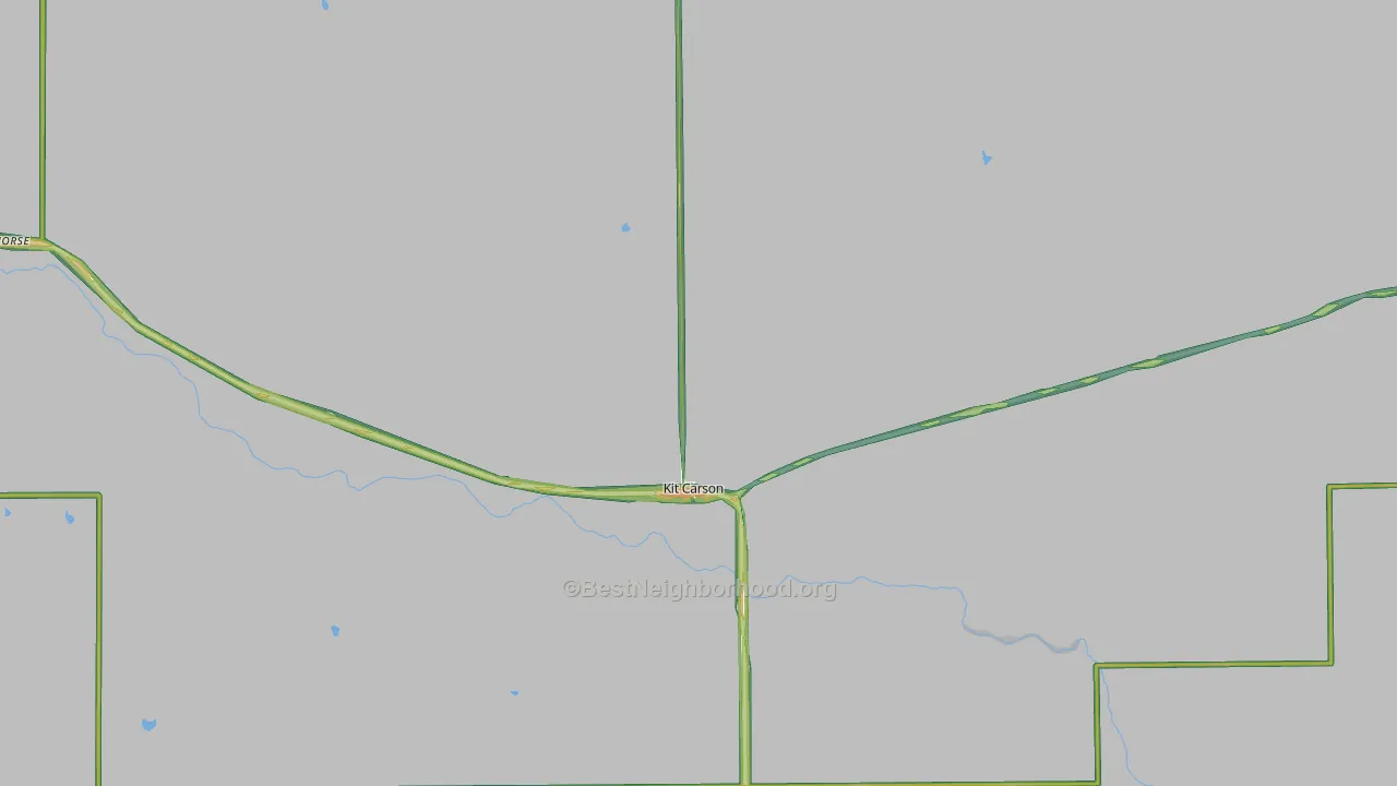 80825, CO Map of Noise Levels in 80825
