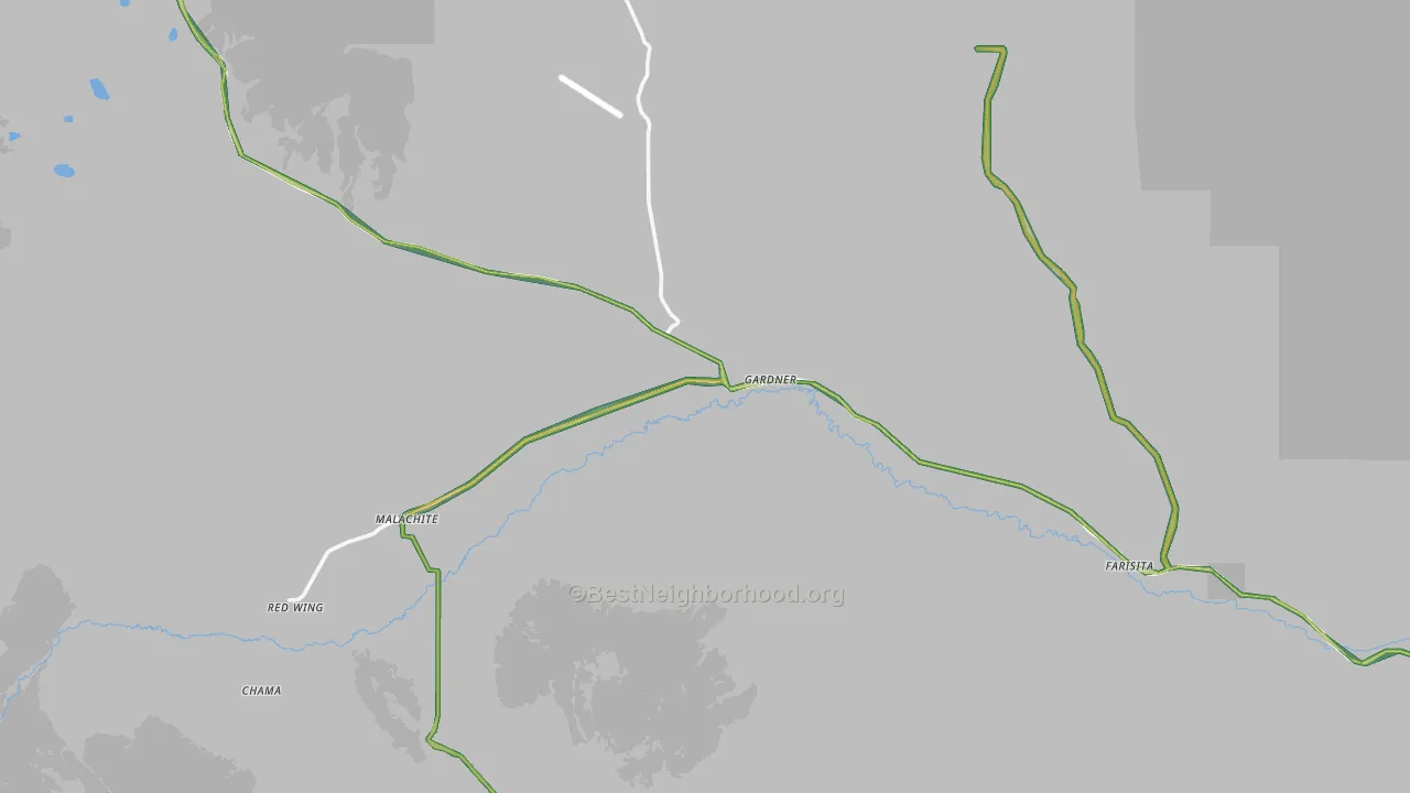 81040, CO Map of Noise Levels in 81040