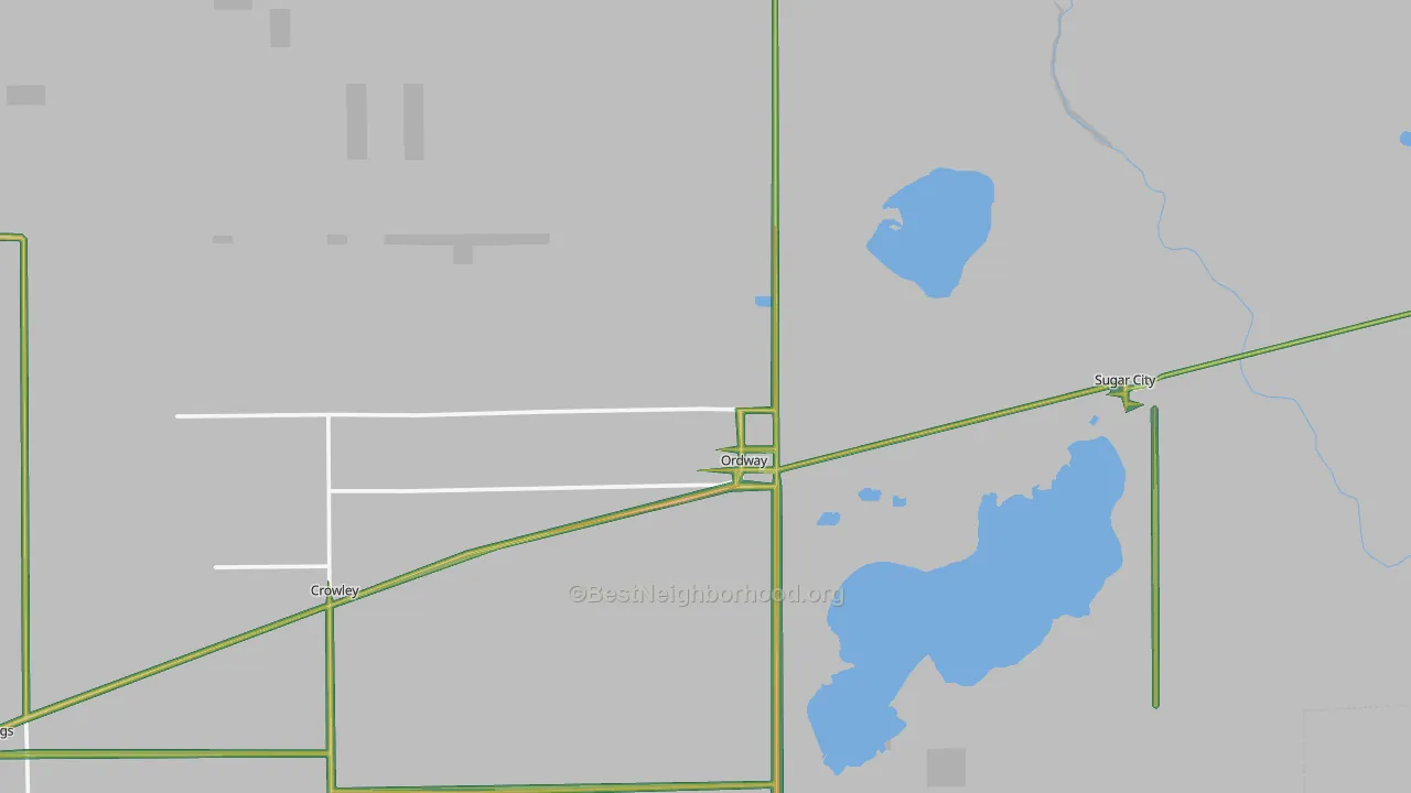 81063, CO Map of Noise Levels in 81063