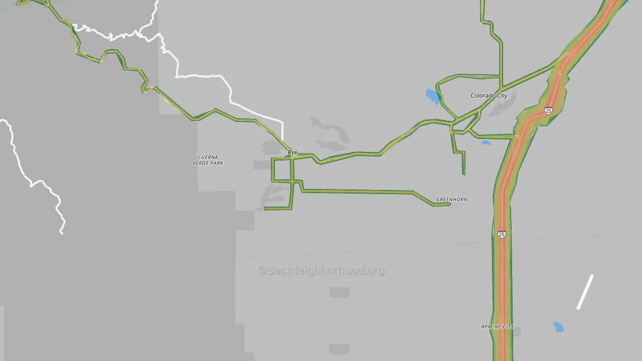 81069, CO Map of Noise Levels in 81069