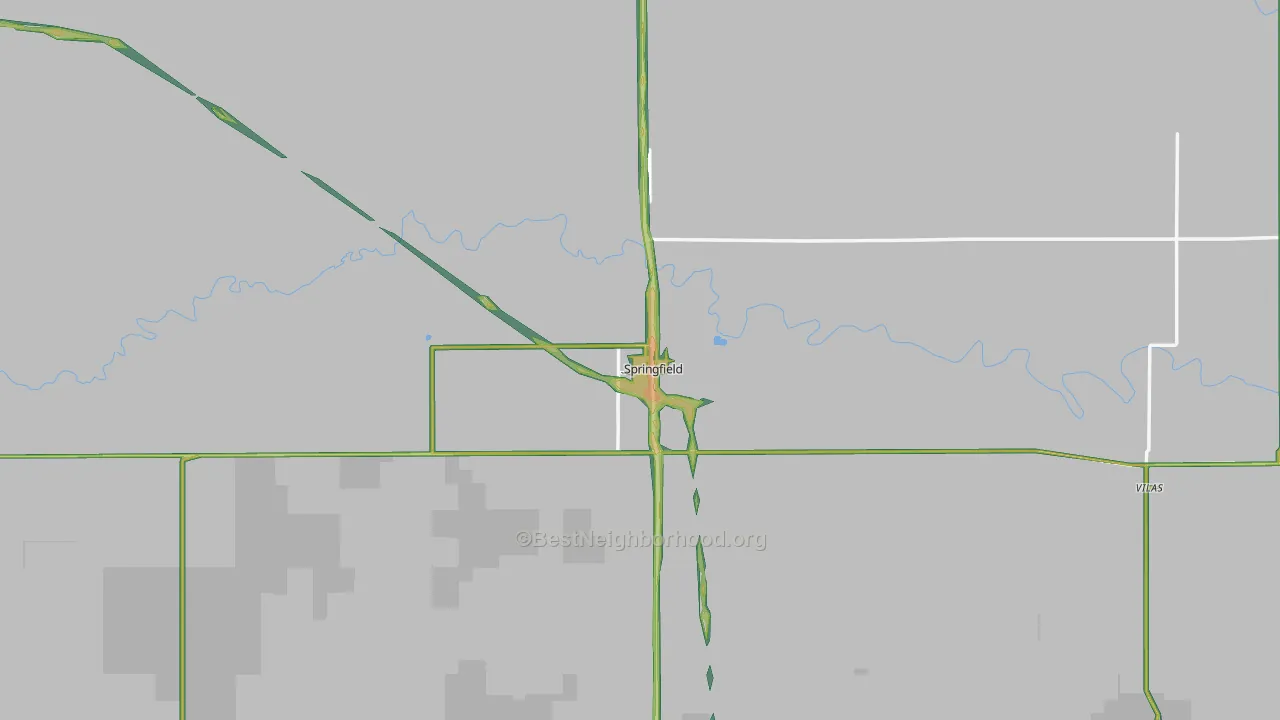 81073, CO Map of Noise Levels in 81073