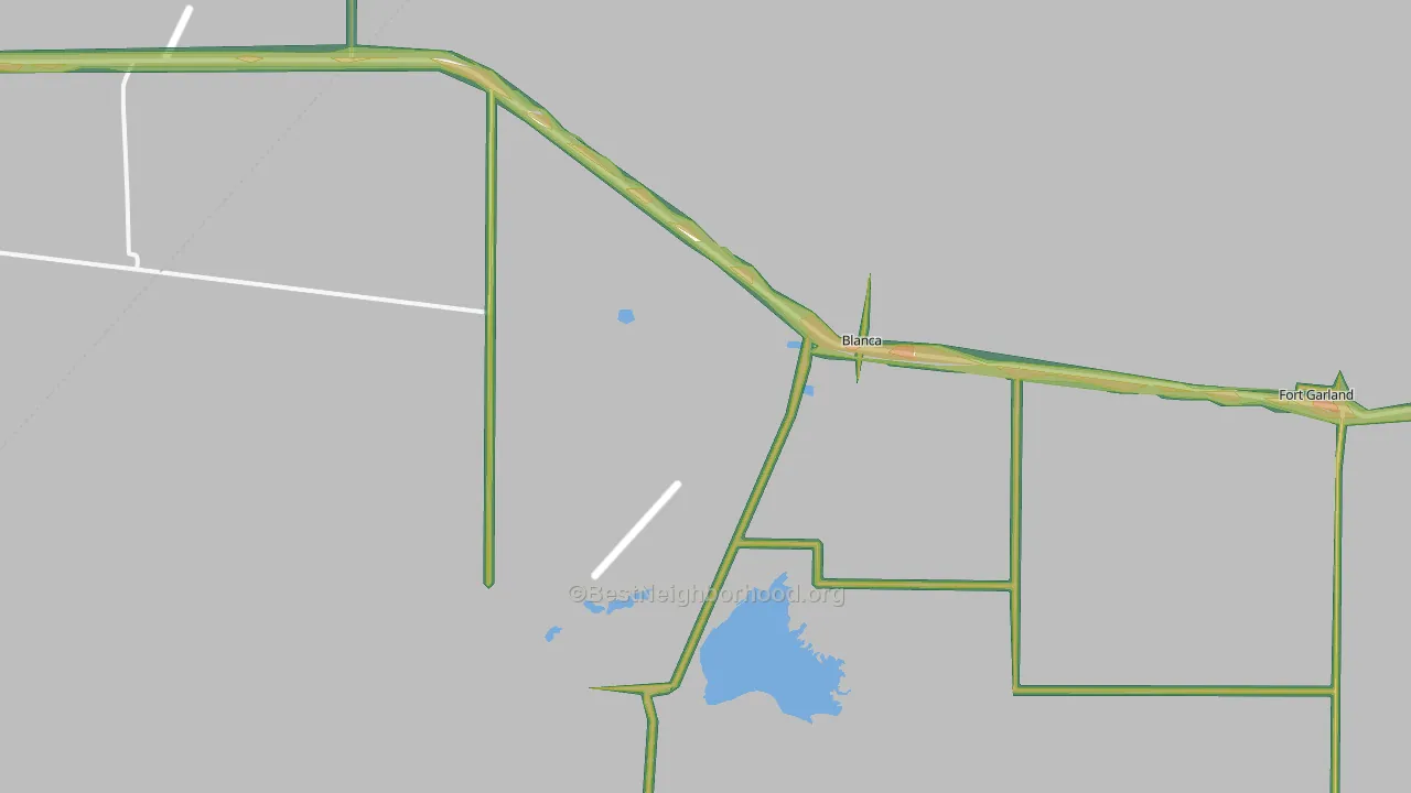 81123, CO Map of Noise Levels in 81123