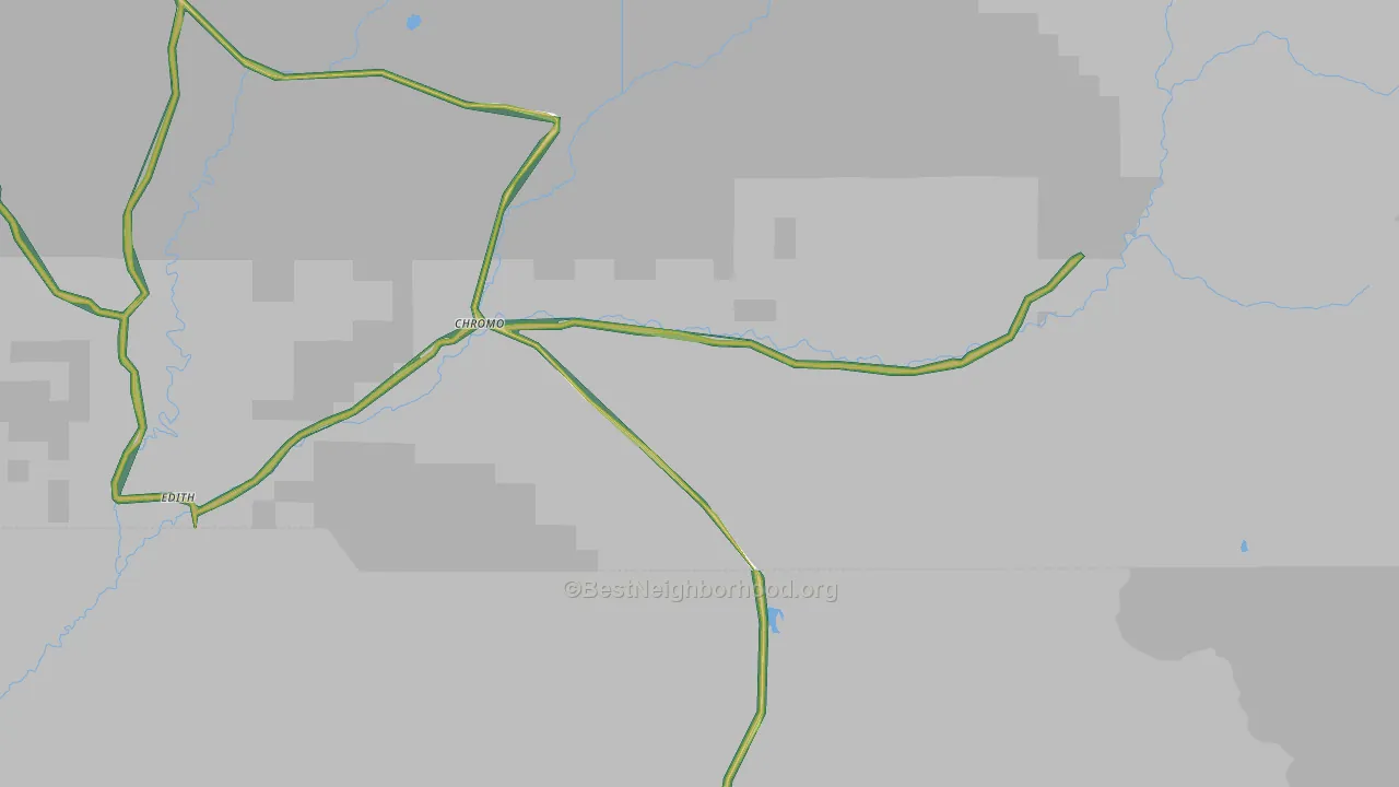 81128, CO Map of Noise Levels in 81128
