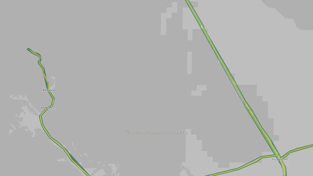 81155, CO Map of Noise Levels in 81155