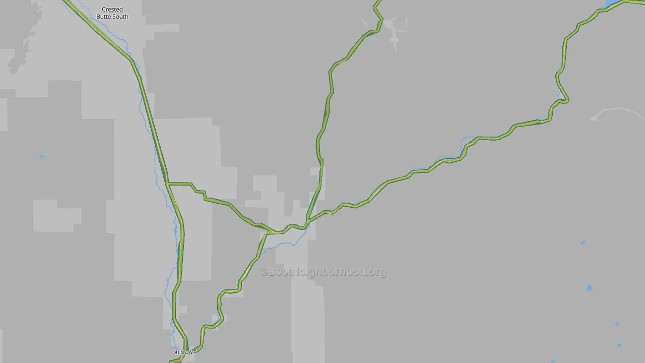 81210, CO Map of Noise Levels in 81210