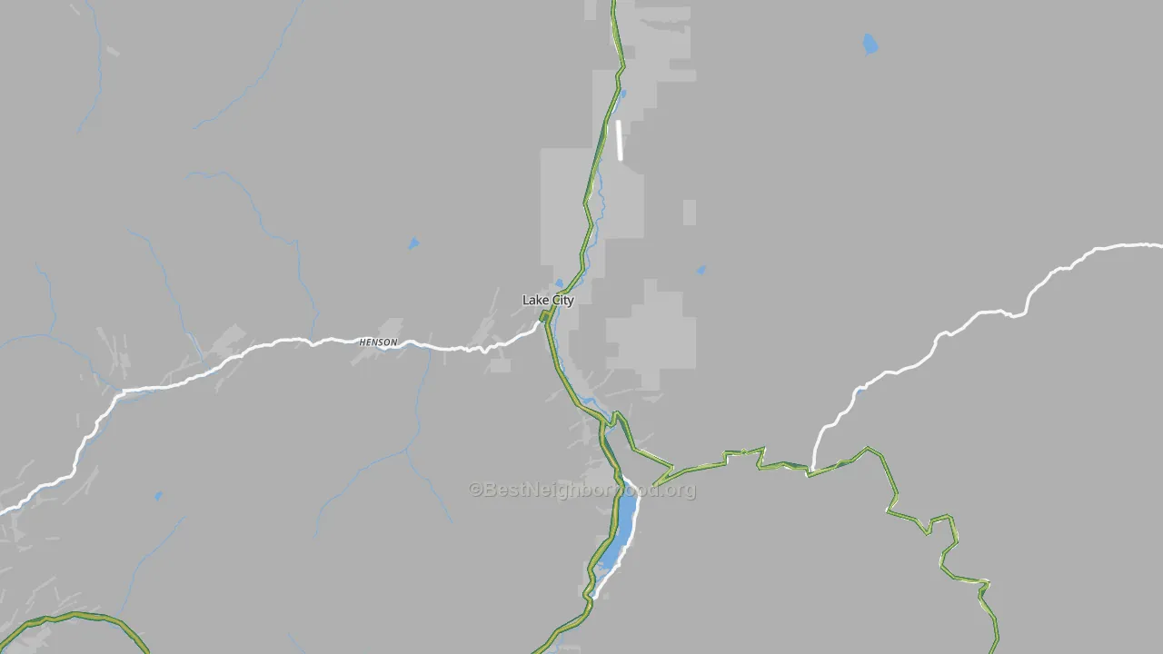 81235, CO Map of Noise Levels in 81235