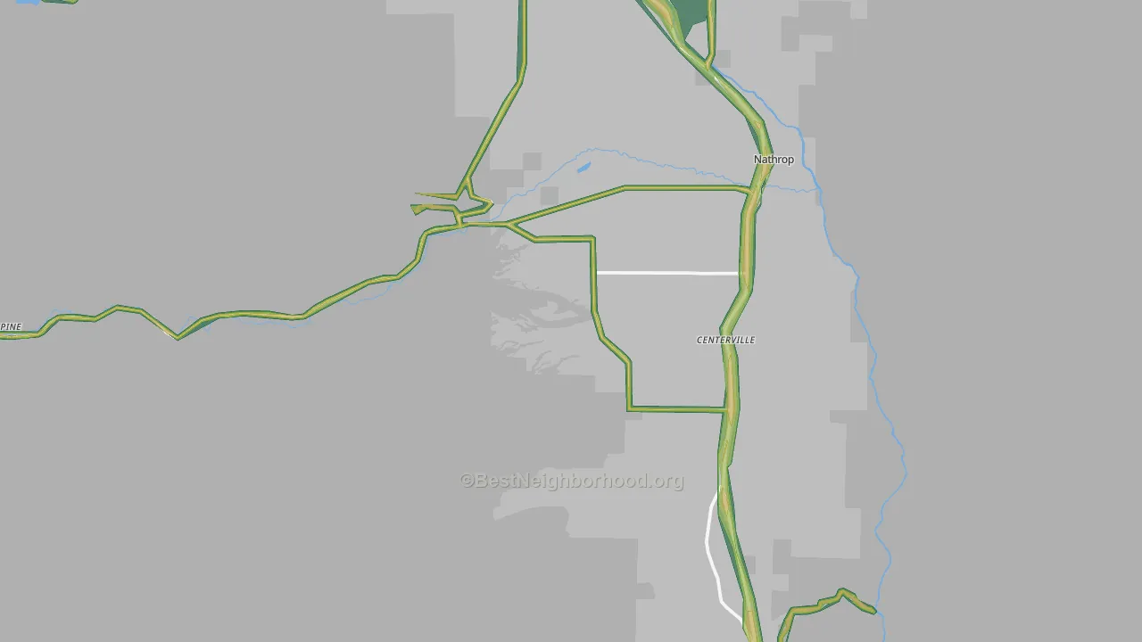 81236, CO Map of Noise Levels in 81236