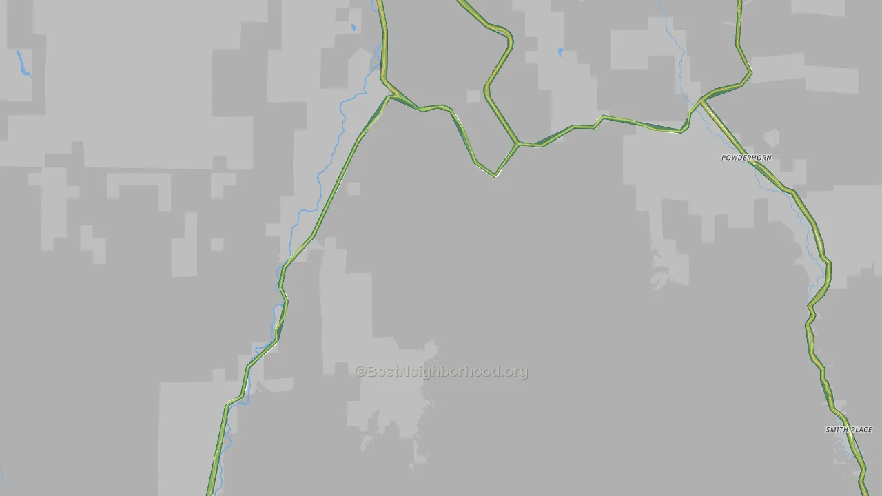 81243, CO Map of Noise Levels in 81243