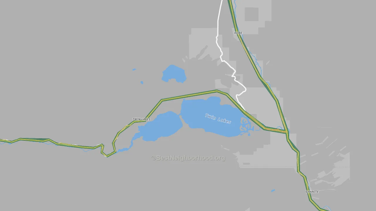 81251, CO Map of Noise Levels in 81251