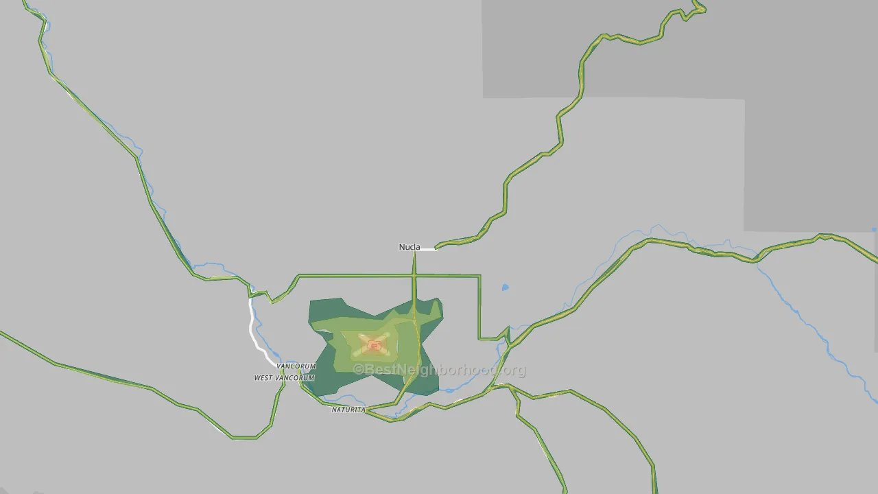 81424, CO Map of Noise Levels in 81424