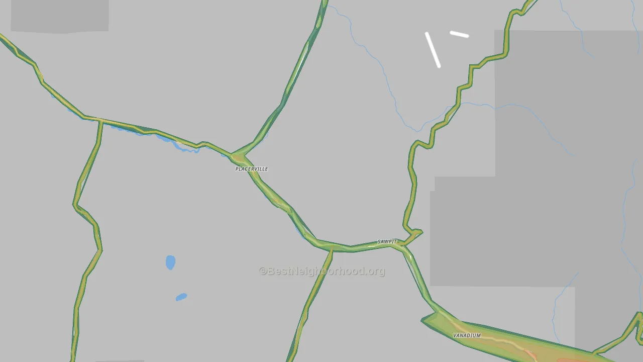 81430, CO Map of Noise Levels in 81430