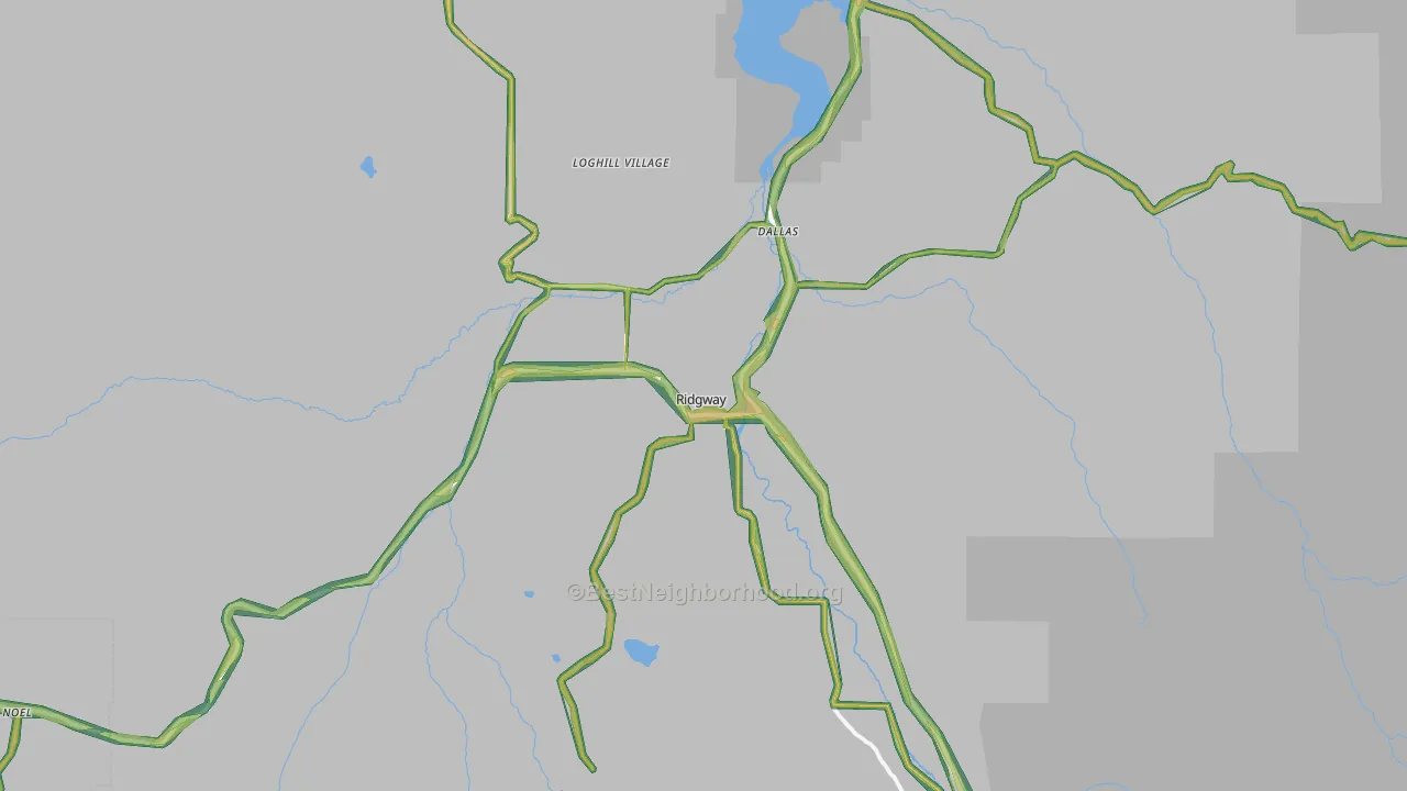 81432, CO Map of Noise Levels in 81432
