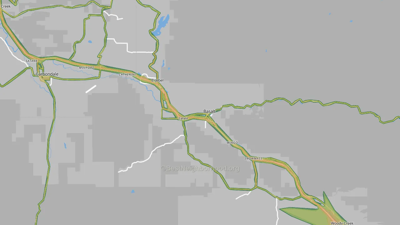 81621, CO Map of Noise Levels in 81621