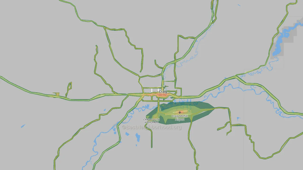 81625, CO Map of Noise Levels in 81625